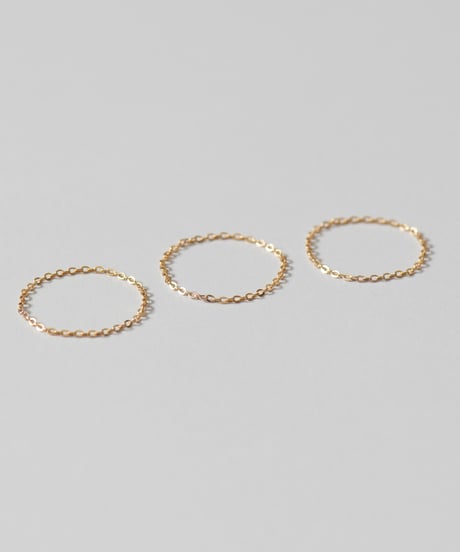 3set chain ring gold
