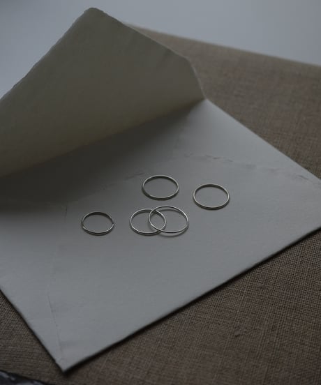 5 set ring silver