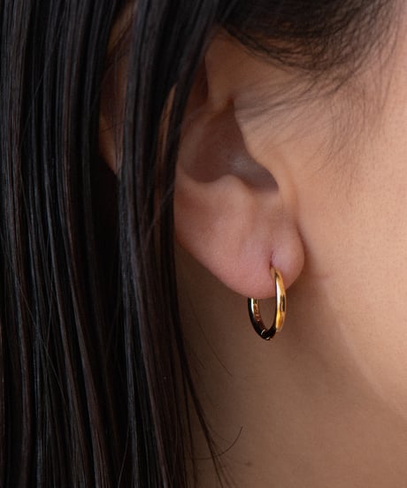 t n hoop pierce S gold