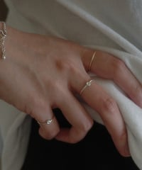 diamond silver ring
