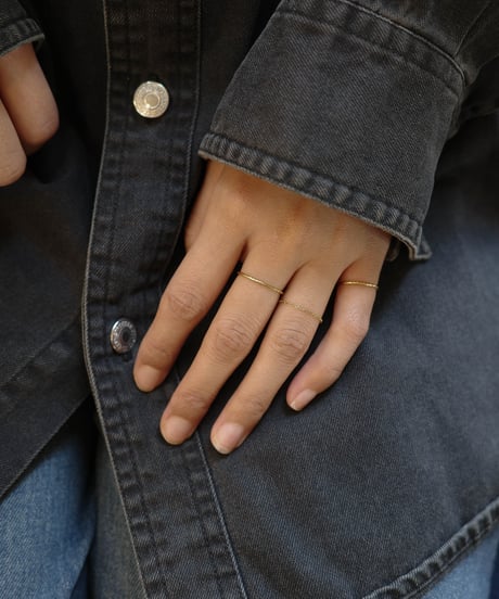 cut design 3set ring gold