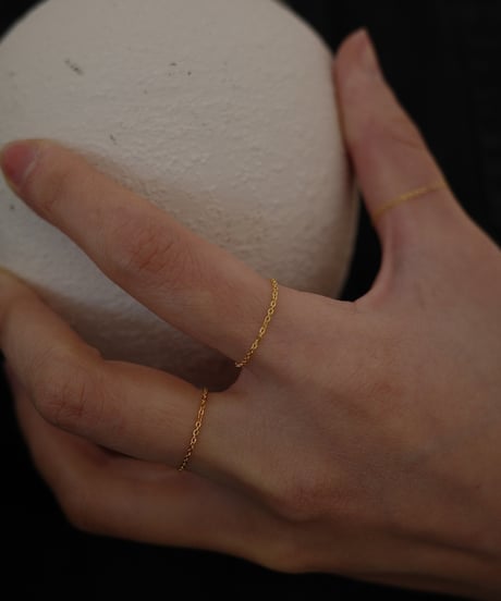 <単品販売>set chain ring gold