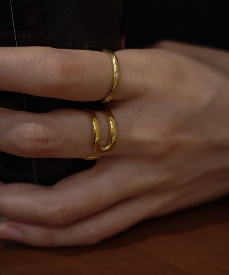 open ring gold