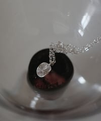 cz oval chain necklace