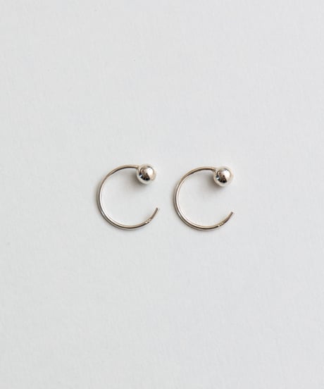 ball curve pierce  silver