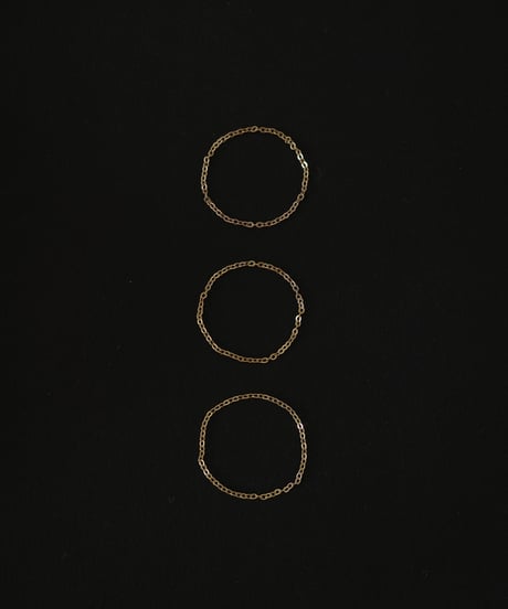 <単品販売>set chain ring gold