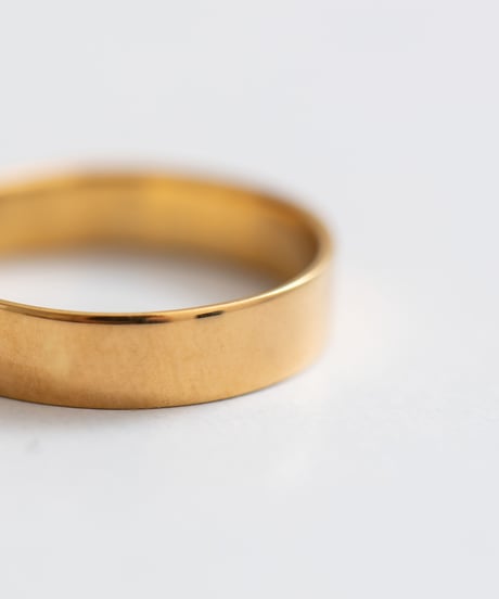 flat ring gold