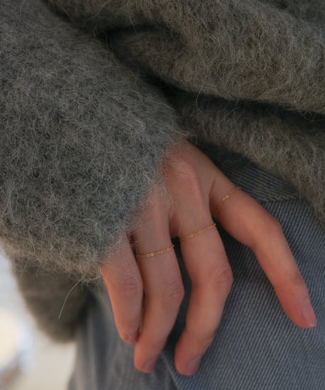 <単品販売>set chain ring gold