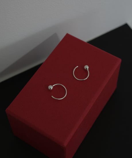 ball curve pierce  silver
