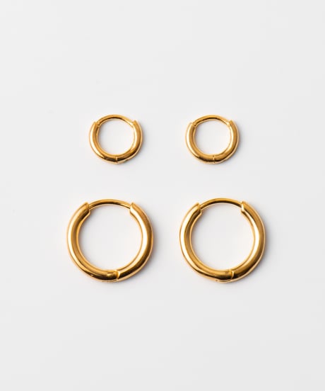 t n hoop pierce S gold
