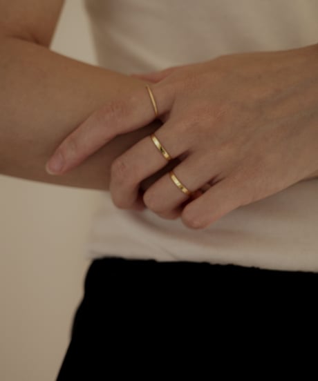 flat ring gold S