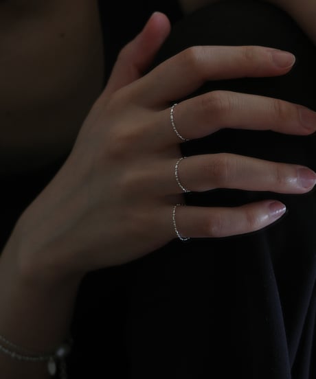 3set ball chain ring