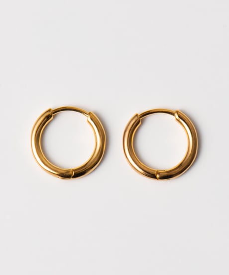 t n hoop pierce S gold
