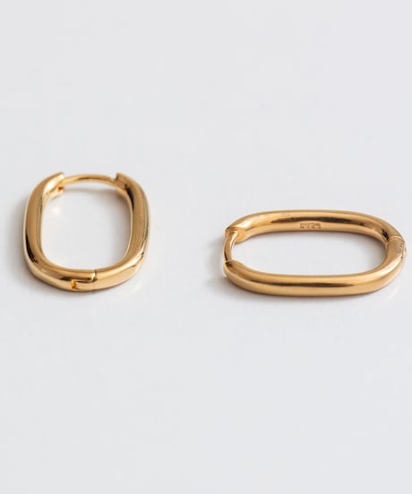 square pierce M gold