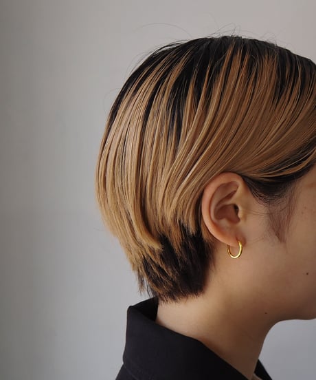 t n hoop pierce S gold