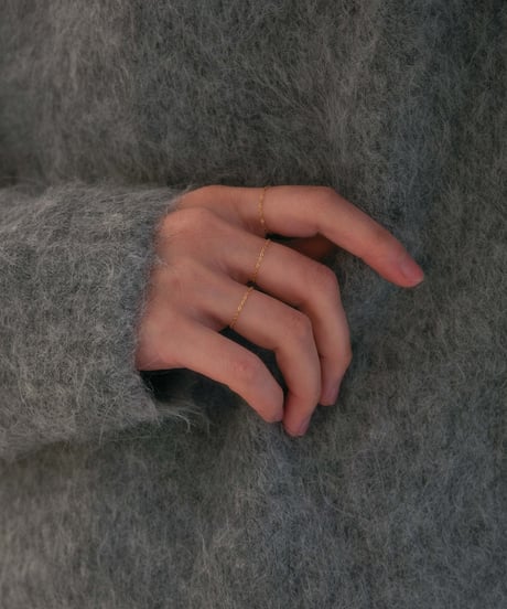 <単品販売>set chain ring gold