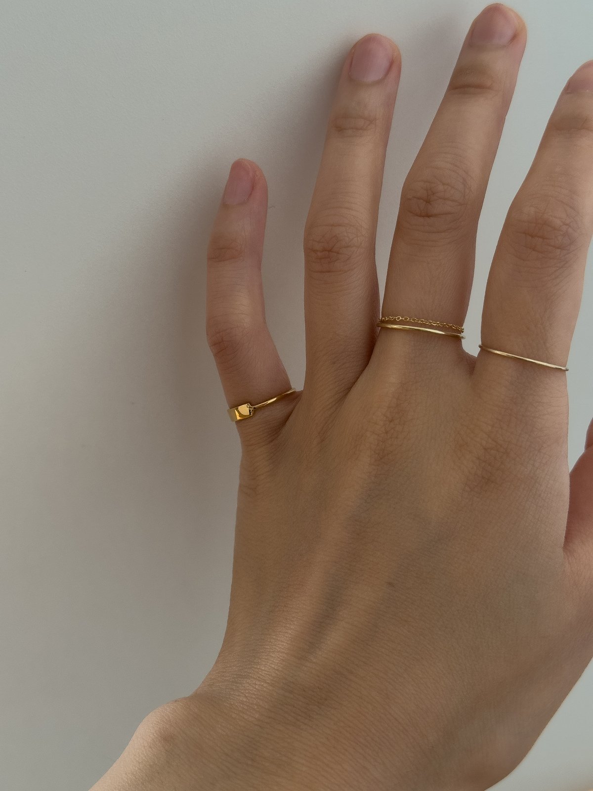 3set ring gold | unique