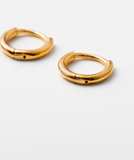 t n hoop pierce SS gold