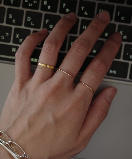 3diamond gold ring