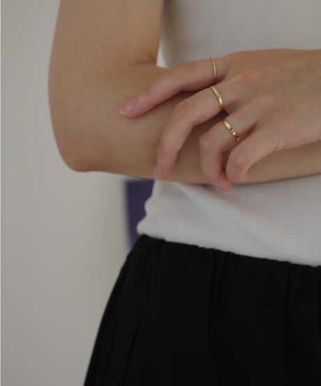 flat ring gold S