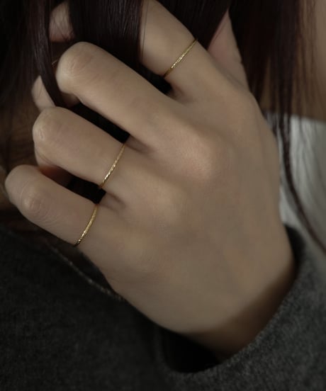 cut design 3set ring gold
