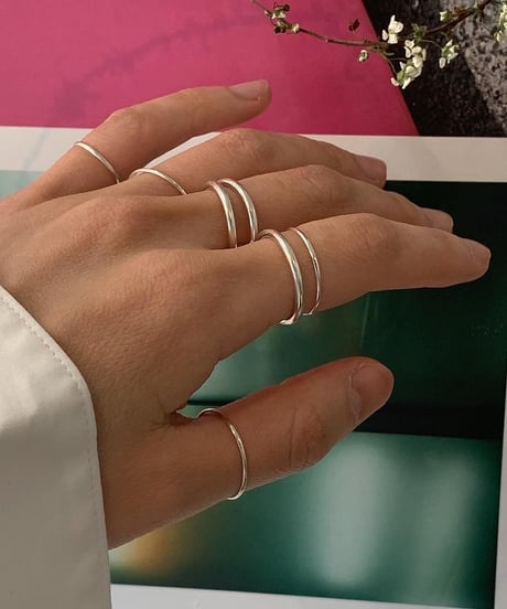 5 set ring silver