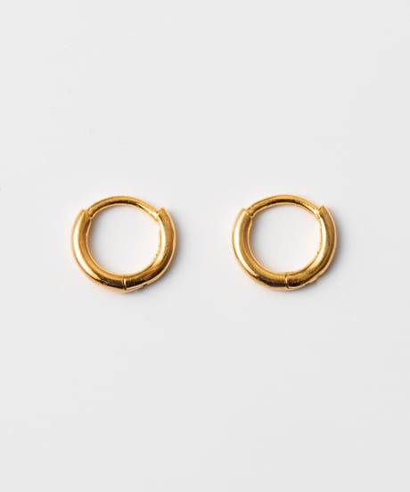 t n hoop pierce SS gold