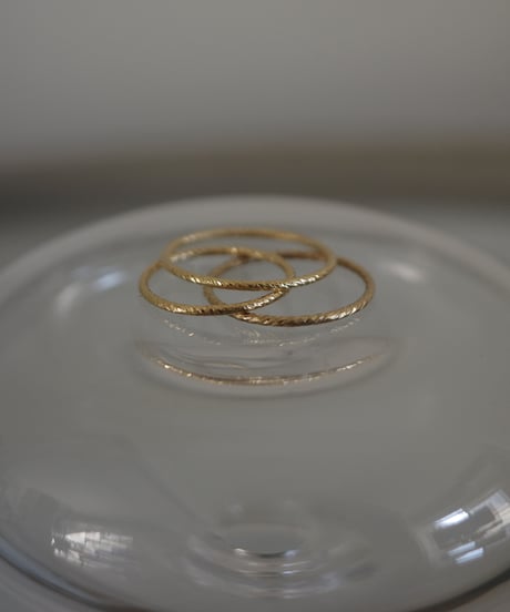 cut design 3set ring gold
