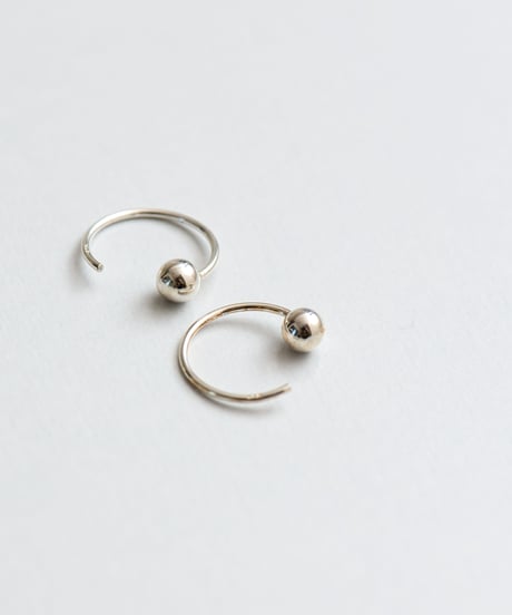 ball curve pierce  silver
