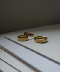 flat ring gold