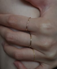 3diamond gold ring