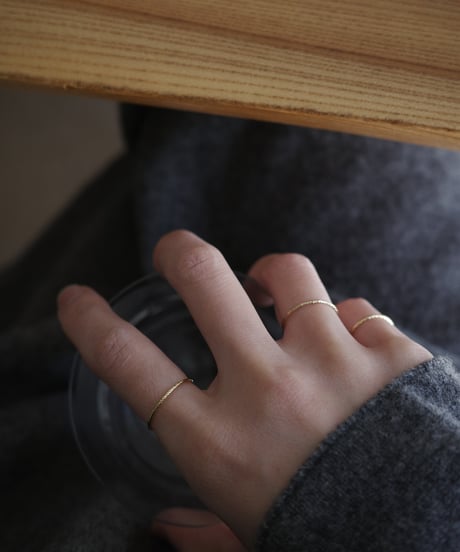 cut design 3set ring gold