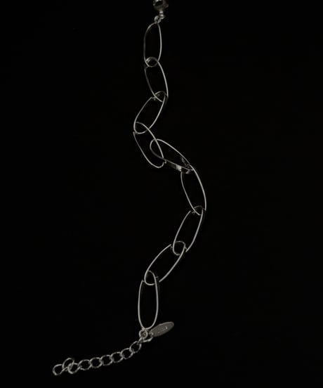 twist oval chain bracelet