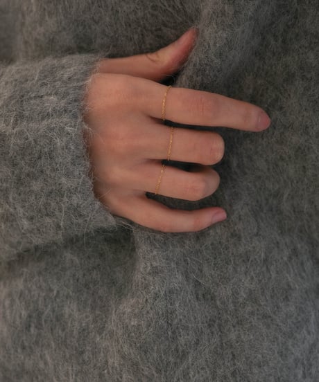 <単品販売>set chain ring gold