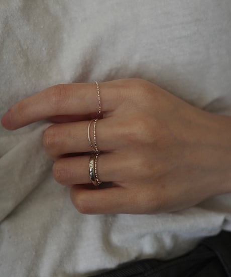 3set ball chain ring