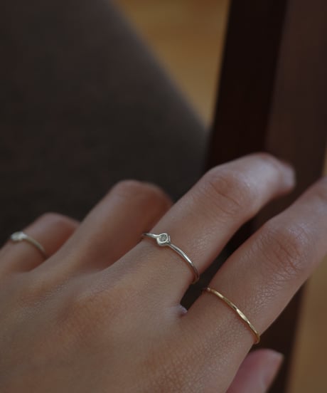 diamond silver ring
