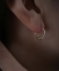 ball hoop pierce S gold