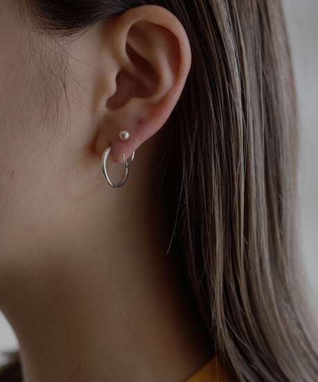 ball curve pierce  silver
