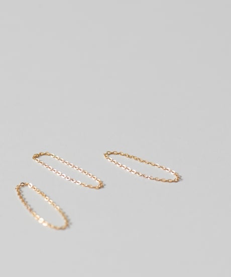 <単品販売>set chain ring gold