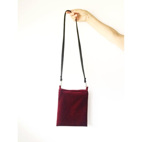 Reformed Velvet Bag, Rouge Red.　リメイクVelvet Bag.