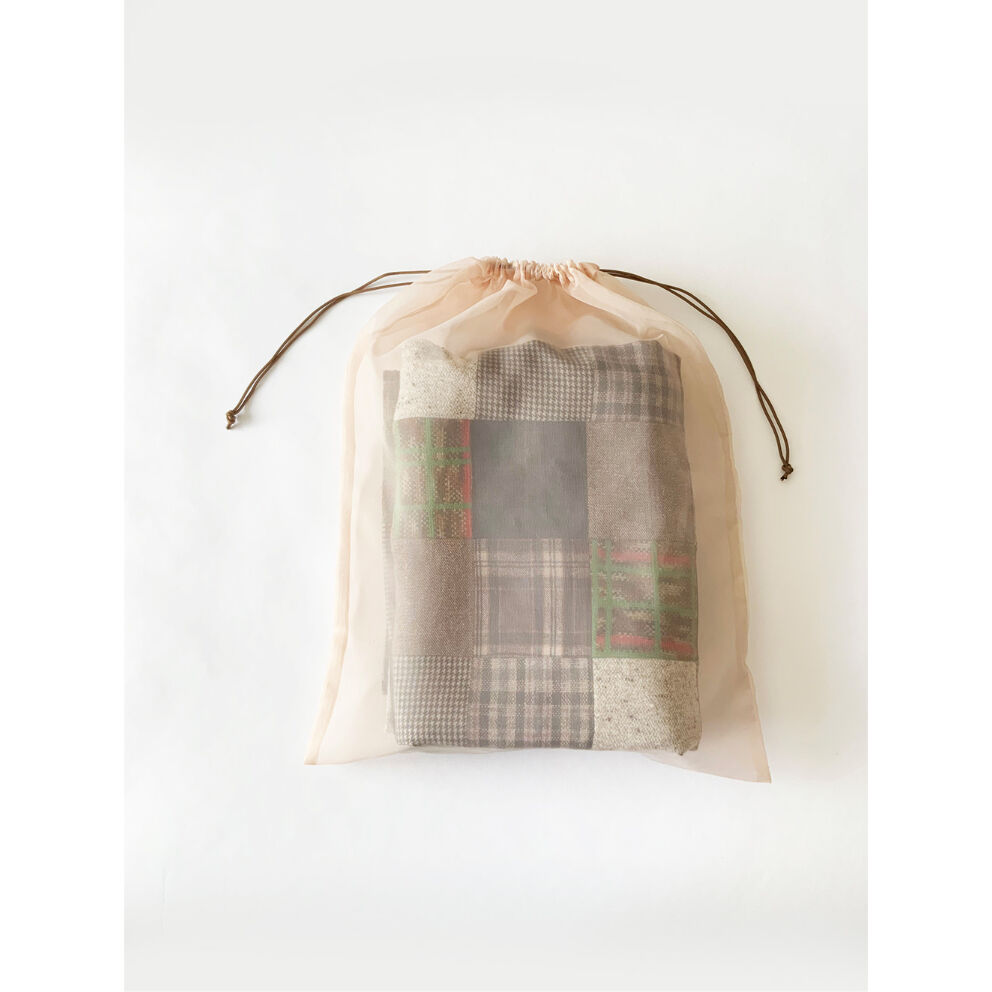 Patchwork Blanket /Green fuzz パッチワークブランケット | E&A