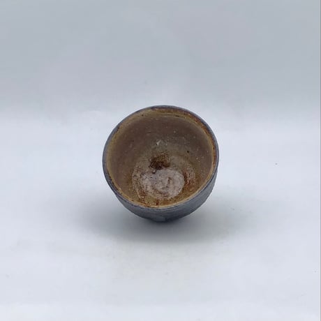 【沖縄の陶器・やちむん】　西表焼青烽窯　鈴石釉杯　柄