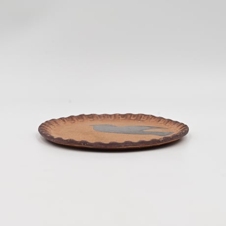 【沖縄の陶器・やちむん】　工房ことりの　ことりのプレート