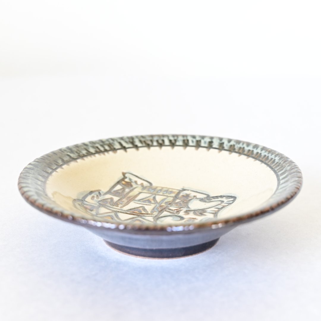 古代エジプト　金属皿 エジプト紋4寸皿 h | 沖縄のうつわ、やちむん、琉球ガラスの通販