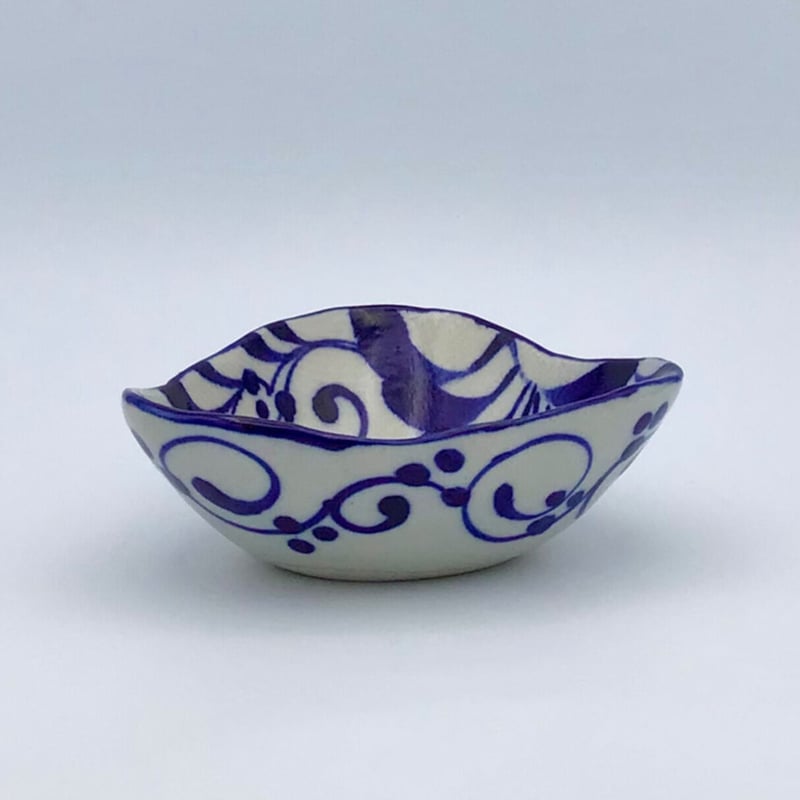 ☆作家もの器☆東恩納美架☆リムボウル☆やちむん沖縄☆大皿☆