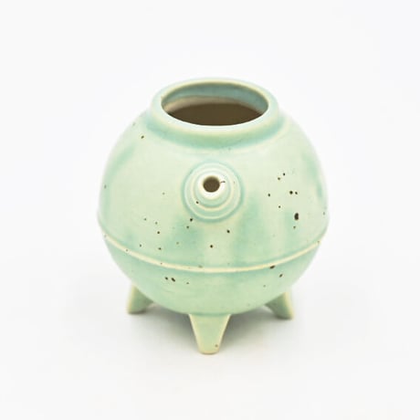 【沖縄の陶器・やちむん】　陶factory509　マメタンク　ミント