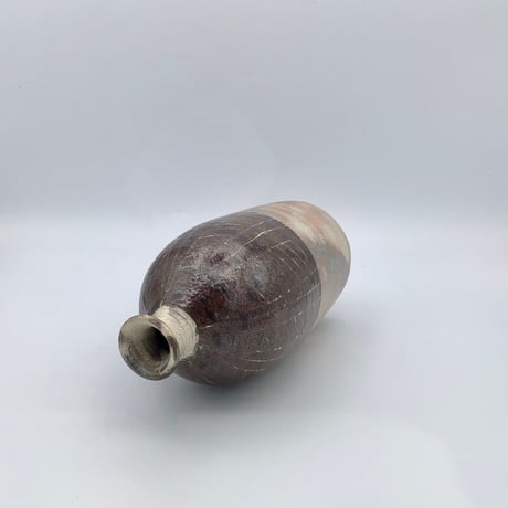 【沖縄の陶器・やちむん】　西表焼青烽窯　徳利　大