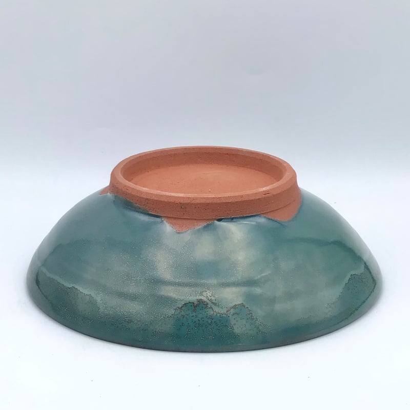 沖縄の陶器・やちむん】 西表焼青烽窯 ルリ釉ロクロ鉢 | 沖縄のうつわ