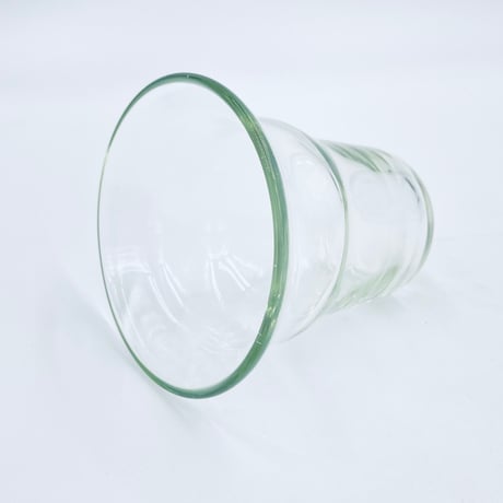 【沖縄の琉球ガラス】　白鴉再生硝子器製作所　くびれグラス　クリア