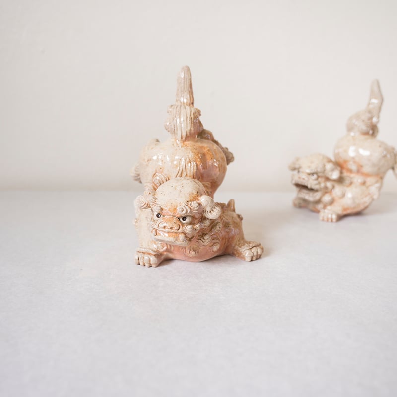 沖縄の陶器・やちむん】 シーサー陶房大海尾立ちシーサー | 沖縄の